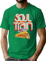 Soul Train Logo Worn T-Shirt for Men & Women, T-Shirts Graphic Tee - Green