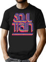 Soul Train Type Worn Lts T-Shirt for Men & Women, T-Shirts Graphic Tee - Black