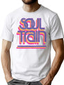 Soul Train Type Worn Lts T-Shirt for Men & Women, T-Shirts Graphic Tee - White