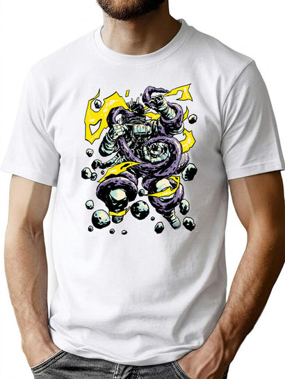 Space Trap T-Shirt for Men & Women, T-Shirts Graphic Tee - Black