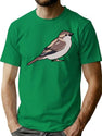 Sparrow Bird T-Shirt for Men & Women, T-Shirts Graphic Tee - Green