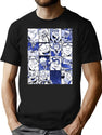 Special Present Oboro Shirakumo Collage Color Version Gift Movie Fans Poster Premium Heavyweight Cotton T-Shirt - Black