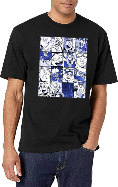 Special Present Oboro Shirakumo Collage Color Version Gift Movie Fans Black T-Shirt - Black