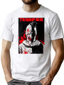 Special Present Terrifier Movie Horror Poster Art Gift Movie Fans T-Shirt for Men & Women, T-Shirts Graphic Tee - White