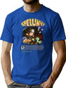 Spelunky Hd Vintage Style Bootleg Promo Bootleg Graphic T-Shirt - Blue