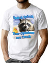 Splish Splash Your Opinions Are Trash T-Shirt for Men & Women, T-Shirts Graphic Tee - White