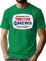 Springfield Action News T-Shirt for Men & Women, T-Shirts Graphic Tee - Green