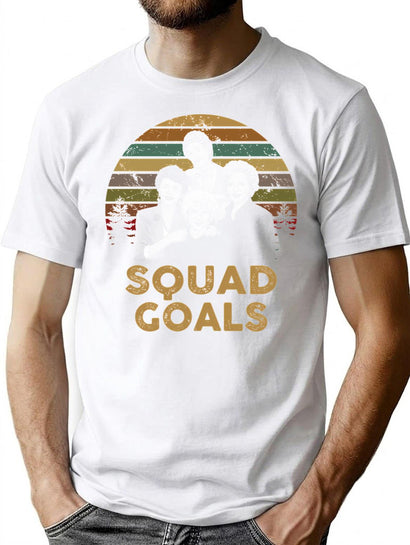 Squad Goals Old Girl T-Shirt for Men & Women, T-Shirts Graphic Tee - Black