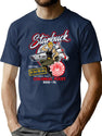 Starbuck Colonial Fleet Pilot T-Shirt for Men & Women, T-Shirts Graphic Tee - Navy