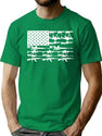 Stars Stripes And Guns T-Shirt for Men & Women, T-Shirts Graphic Tee - Green