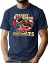 Starsky Hutch Show Retro Worn T-Shirt for Men & Women, T-Shirts Graphic Tee - Navy