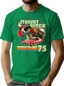 Starsky Hutch Show Retro Worn T-Shirt for Men & Women, T-Shirts Graphic Tee - Green