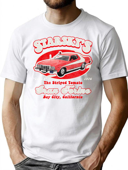 Starsky'S Gran Torino Dks T-Shirt for Men & Women, T-Shirts Graphic Tee - Black