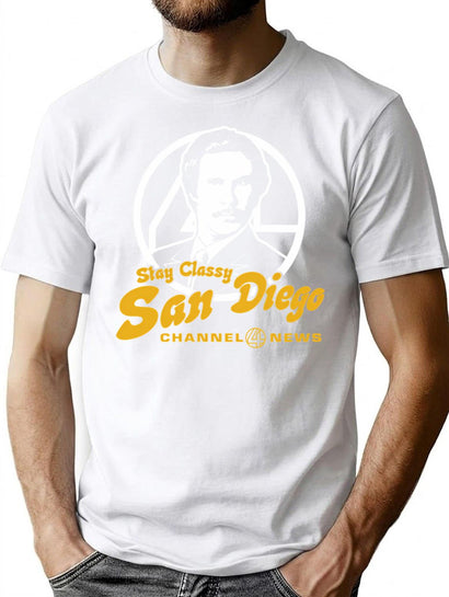 Stay Classy San Diego T-Shirt for Men & Women, T-Shirts Graphic Tee - Black