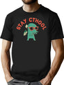 Stay Cthool T-Shirt for Men & Women, T-Shirts Graphic Tee - Black