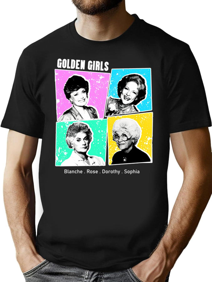 Stay Golden Classic T-Shirt for Men & Women, T-Shirts Graphic Tee - Black