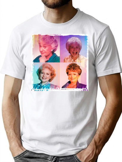 Stay Golden Girls (1) T-Shirt for Men & Women, T-Shirts Graphic Tee - Black