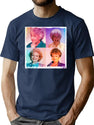 Stay Golden Girls (1) T-Shirt for Men & Women, T-Shirts Graphic Tee - Navy