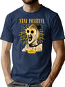 Stay Positive With Art The Clown T-Shirt for Men & Women, T-Shirts Graphic Tee - Navy
