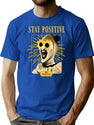 Stay Positive With Art The Clown T-Shirt for Men & Women, T-Shirts Graphic Tee - Blue