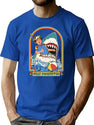 Stay Positive T-Shirt for Men & Women, T-Shirts Graphic Tee - Blue