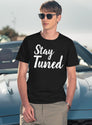 Stay Tuned For Music Artists T-Shirt for Men & Women, T-Shirts Graphic Tee - Navy