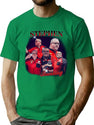 Step.Hen Bunting Bootleg - Dar.Ts Bootleg Graphic T-Shirt - Green