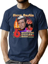 Steve Austin Was The Six Million Dollar Man Worn Out T-Shirt for Men & Women, T-Shirts Graphic Tee - Navy