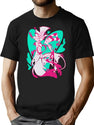 Stolas And Blitzo Valentines - Helluva Boss Premium Heavyweight Cotton T-Shirt - Black