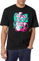 Stolas And Blitzo Valentines - Helluva Boss Black T-Shirt - White