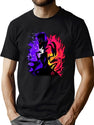 Stolas and Blitzo Inner Desires - Helluva Boss Photographic Print Black T-Shirt - Green