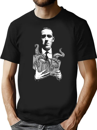 Storytime With Lovecraft T-Shirt for Men & Women, T-Shirts Graphic Tee - Black