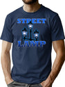 Street Lamp 90S Bootleg Design Bootleg Graphic T-Shirt - Navy