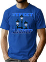 Street Lamp 90S Bootleg Design Bootleg Graphic T-Shirt - Blue