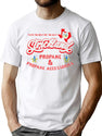 Strickland Propane Dks Worn T-Shirt for Men & Women, T-Shirts Graphic Tee - White
