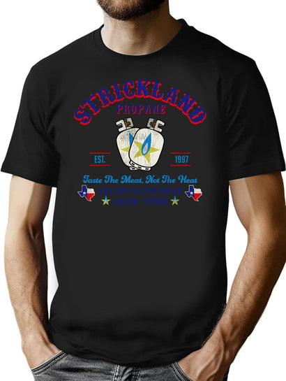 Strickland Propane Lts Ii Worn T-Shirt for Men & Women, T-Shirts Graphic Tee - Black