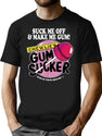 Suck Me Off and Make Me Gum Chewlie’s Gum Sucker Premium Heavyweight Cotton T-Shirt - Black