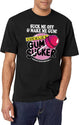 Suck Me Off and Make Me Gum Chewlie’s Gum Sucker Black T-Shirt - White