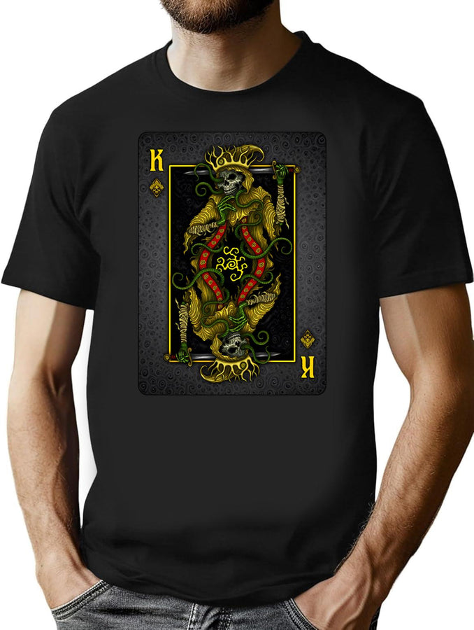 Suicide King In Yellow - Azhmodai 2020 T-Shirt for Men & Women, T-Shirts Graphic Tee - Black