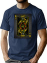 Suicide King In Yellow - Azhmodai 2020 T-Shirt for Men & Women, T-Shirts Graphic Tee - Navy