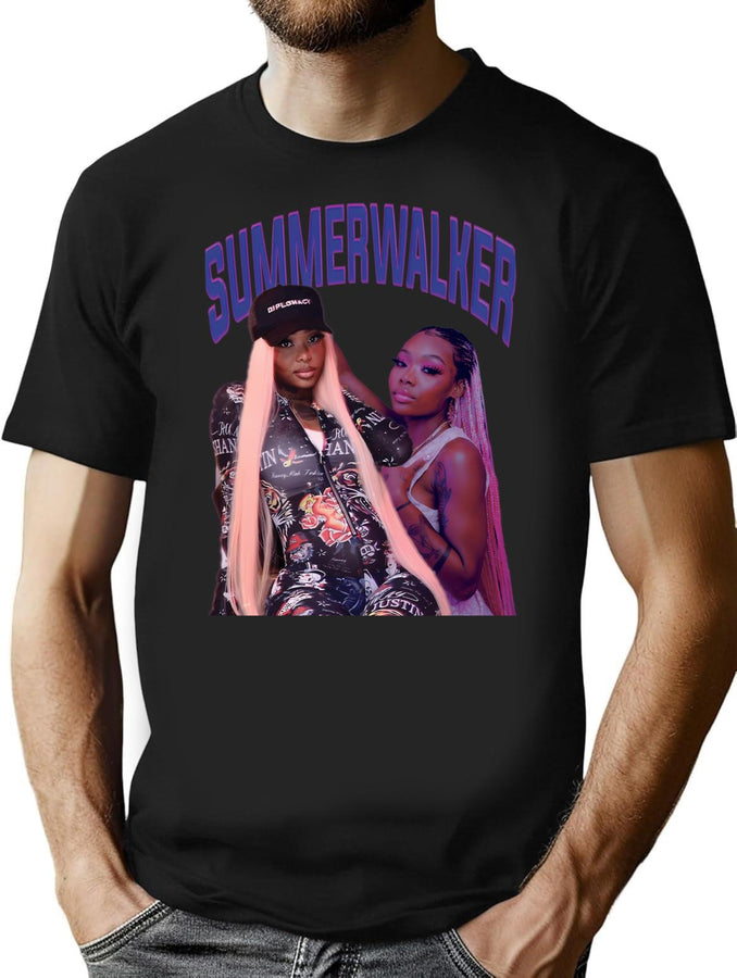 Summerwalker Bootleg Graphic T-Shirt - Black