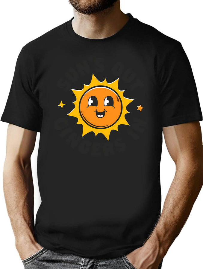 Sun'S Out Gingers In T-Shirt for Men & Women, T-Shirts Graphic Tee - Black