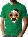 Sunflower Sunglasses Horror Clown Movie Art Terrifier 2 T-Shirt for Men & Women, T-Shirts Graphic Tee - Green
