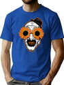 Sunflower Sunglasses Horror Clown Movie Art Terrifier 2 T-Shirt for Men & Women, T-Shirts Graphic Tee - Blue