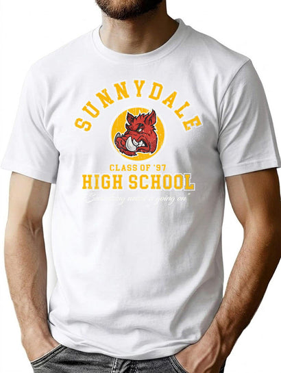 Sunnydale Hs Class Of 97 T-Shirt for Men & Women, T-Shirts Graphic Tee - Black