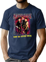 Sunset Curve Bootleg Bootleg Graphic T-Shirt - Navy