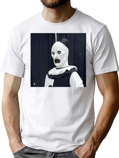 Surprised Art T-Shirt for Men & Women, T-Shirts Graphic Tee - Black