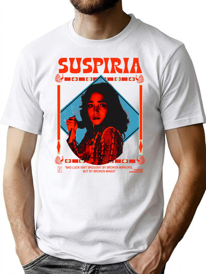 Suspiria 1977 T-Shirt for Men & Women, T-Shirts Graphic Tee - Black