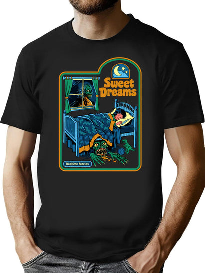 Sweet Dreams T-Shirt for Men & Women, T-Shirts Graphic Tee - Black