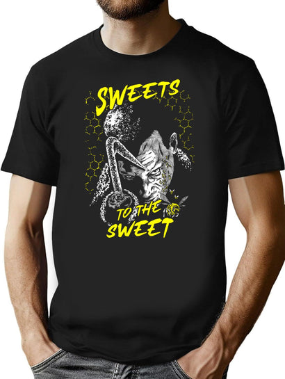 Sweets T-Shirt for Men & Women, T-Shirts Graphic Tee - Black